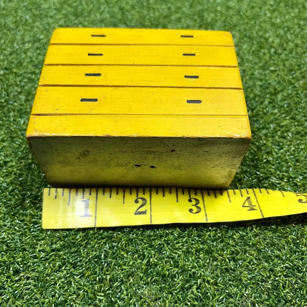 Vintage Yellow Miniature Chest of Drawer Set Dollhouse Furniture